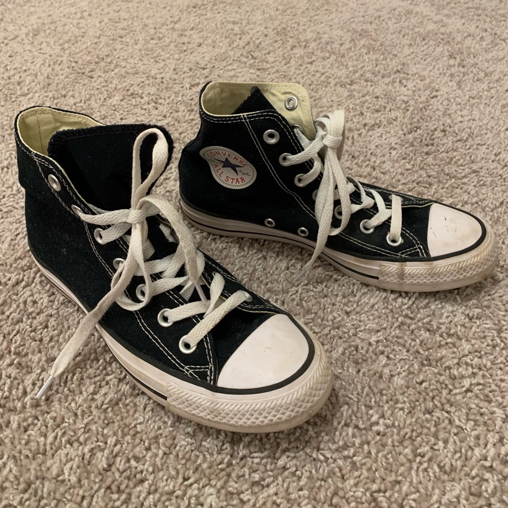 High top black Converse